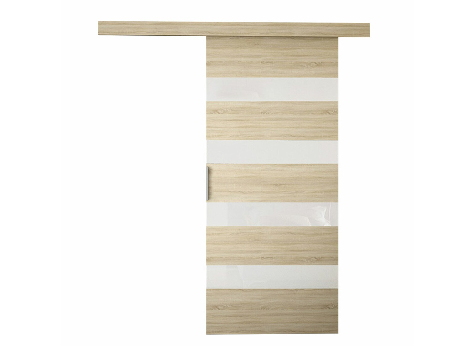 Sliding door Closico Portalis V (Sonoma oak + White)