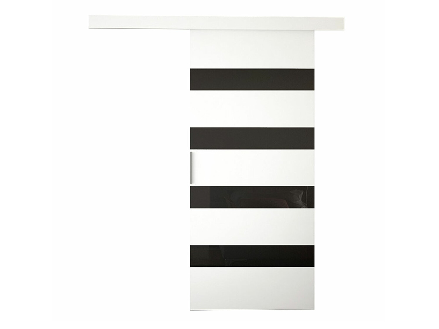 Sliding door Closico Portalis V (White + Black)