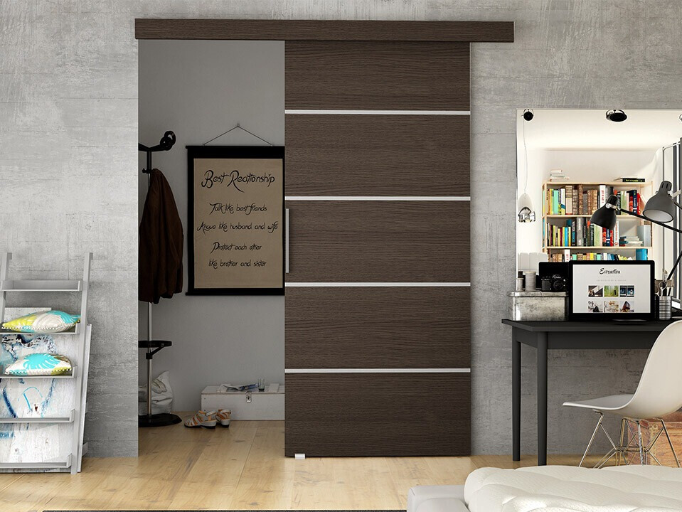 Sliding door Closico 176 (Brown)
