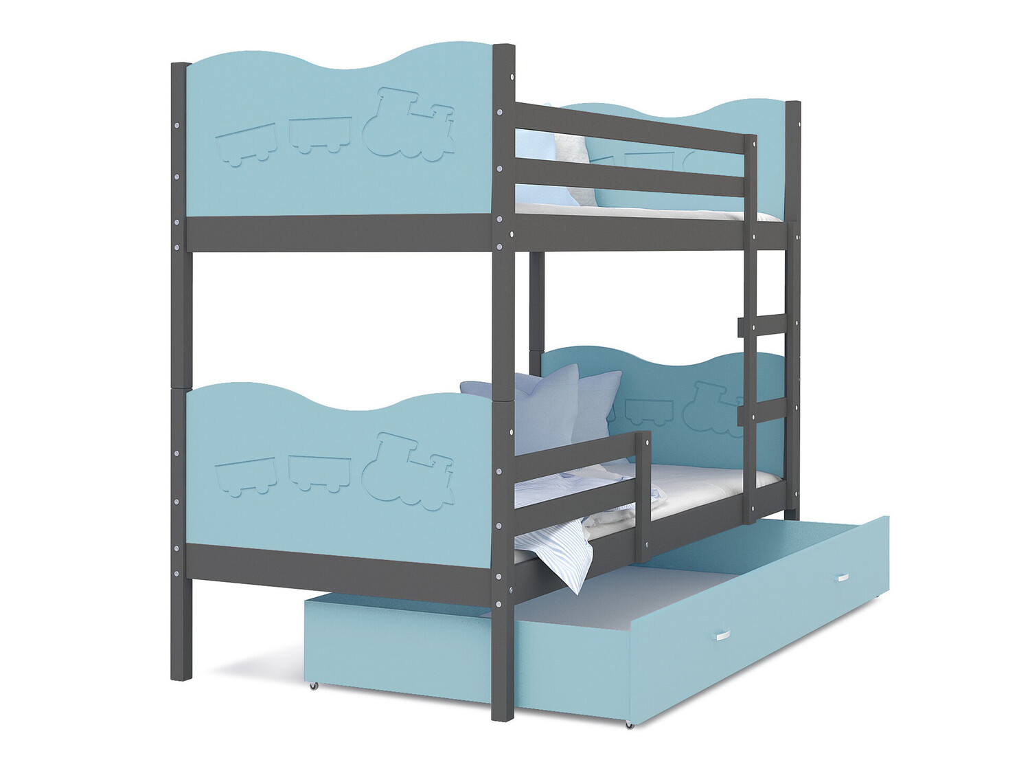 Bunk bed Aurora 111 (Blue)