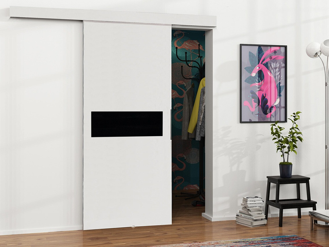 Sliding door Dover 127 (White + Black)