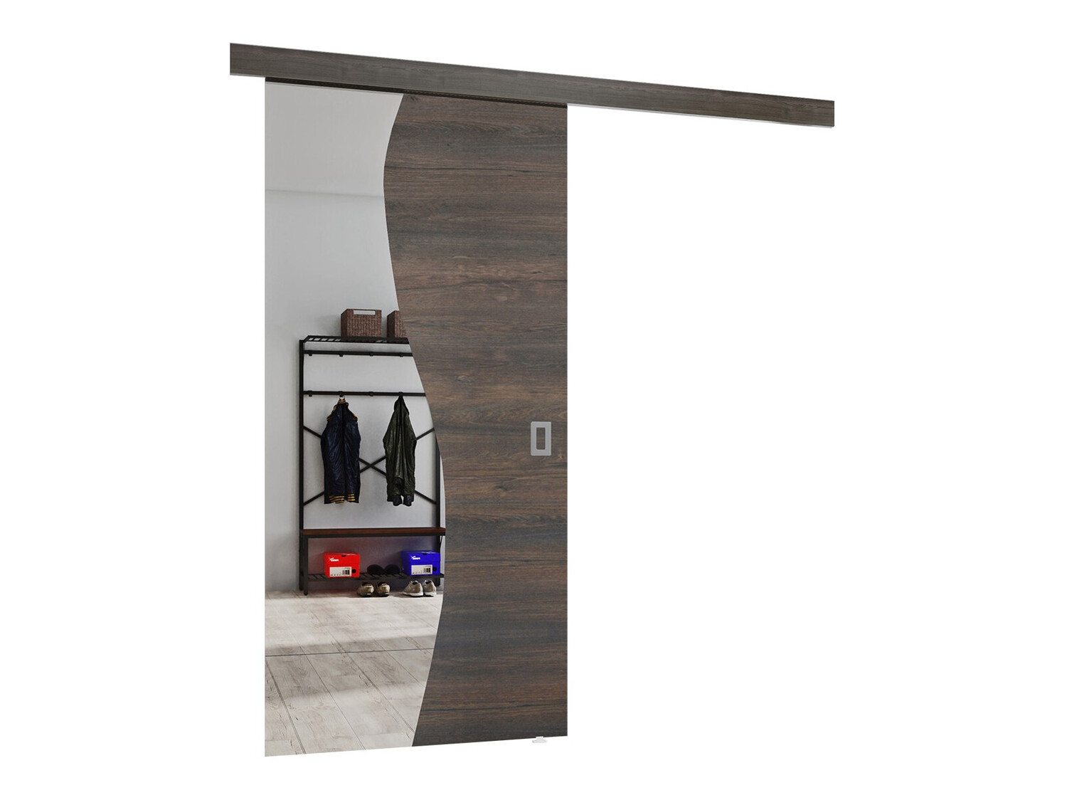 Sliding door Dover 152 (Dark ash)