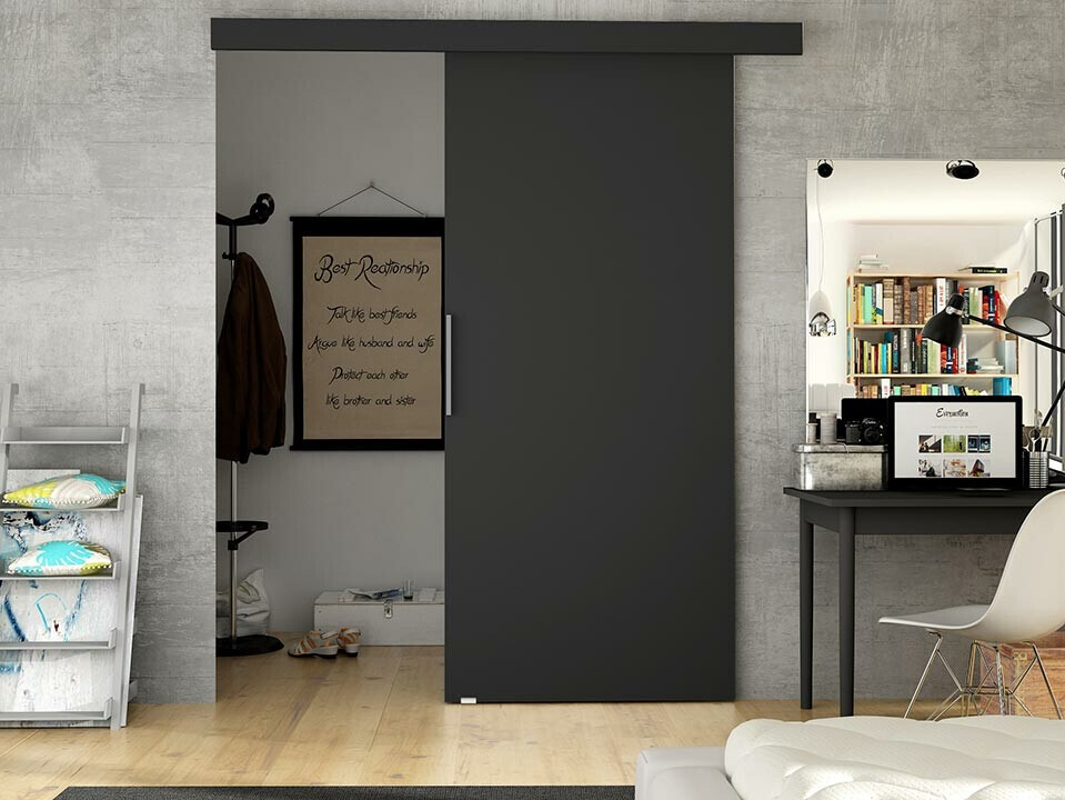 Sliding door Closico Fundus I (Black)