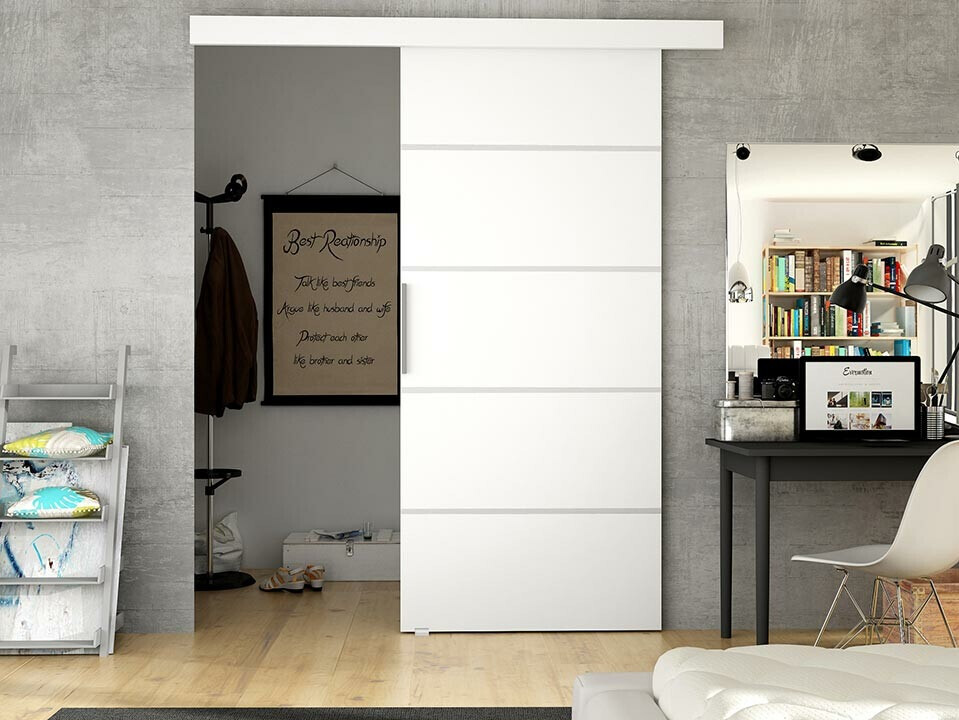 Sliding door Closico Fundus III (White)