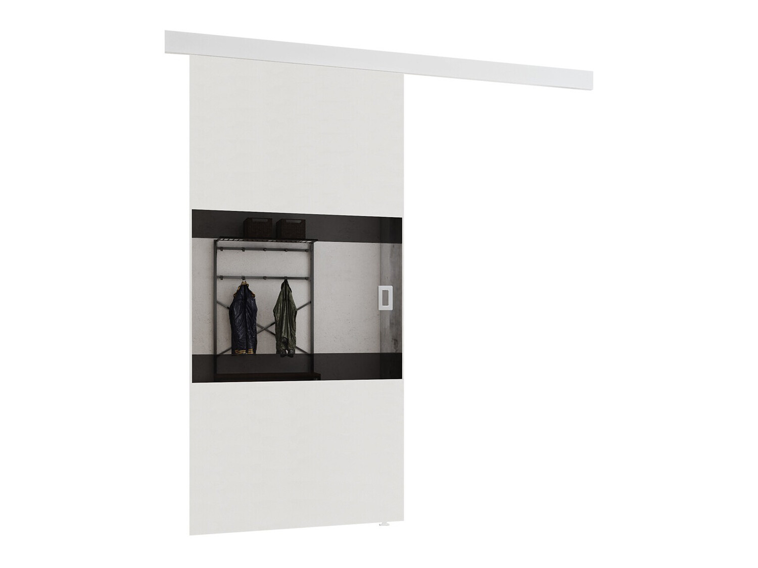 Sliding door Dover 174 (White + Black)