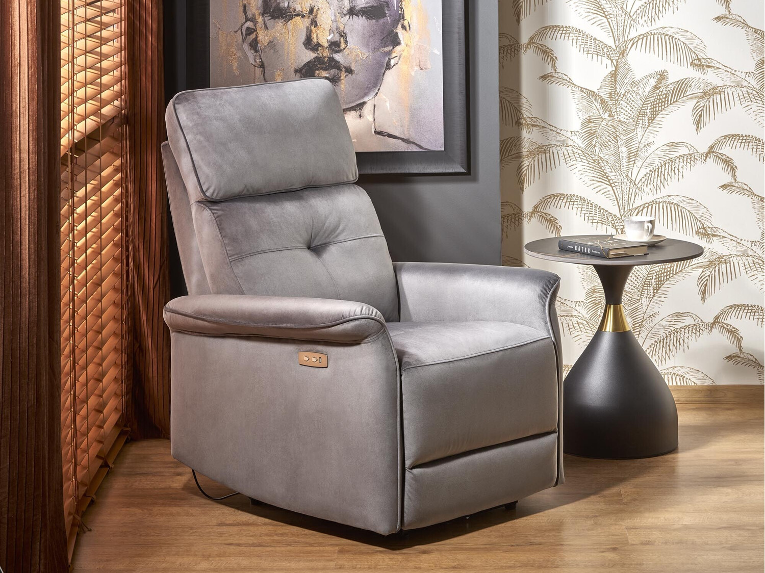 Armchair recliner Houston 1543 (Bluvel 14)