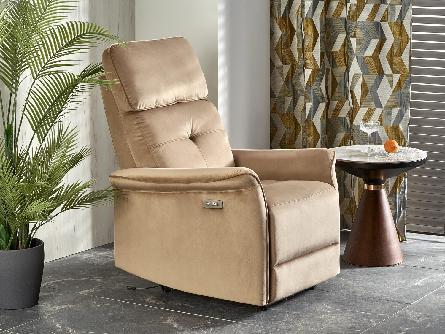 Armchair recliner Houston 1543 (Bluvel 28)