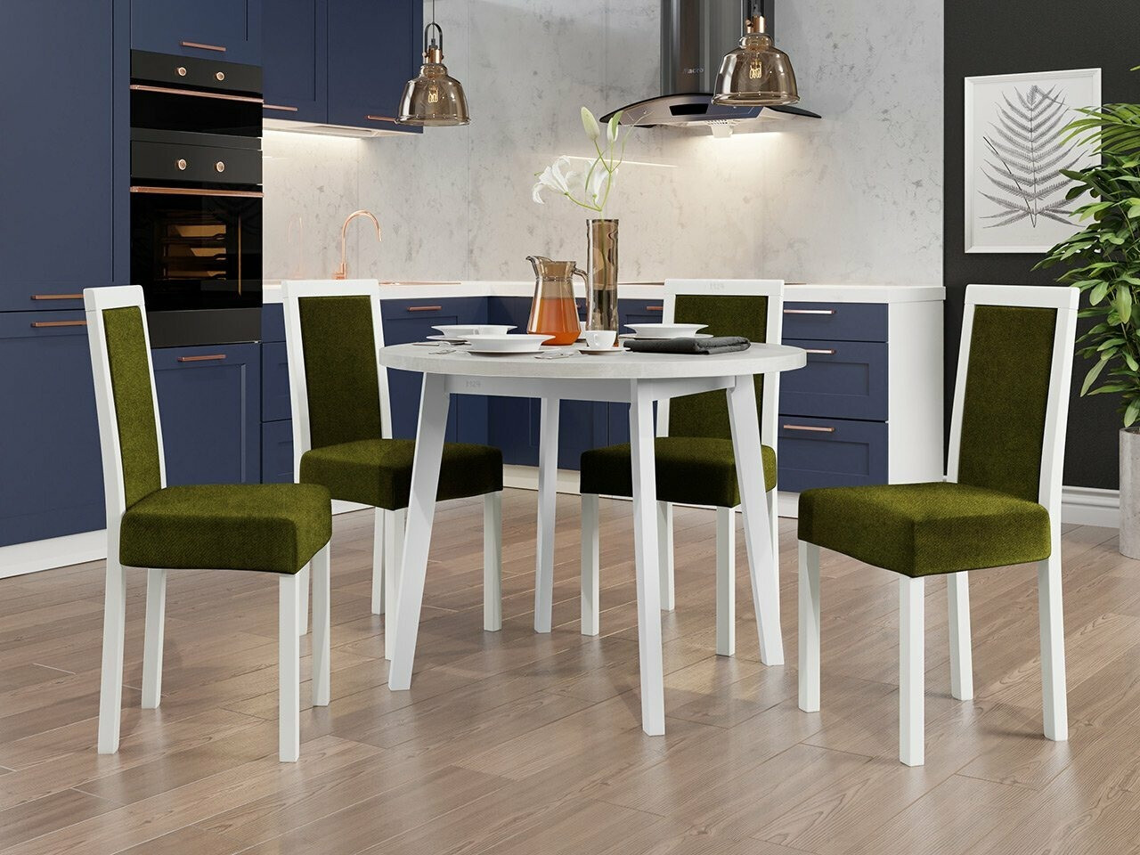 Dining set Victorville 304 (White)