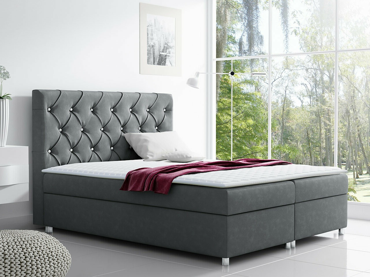 Continental bed Domus (Primo 8804)