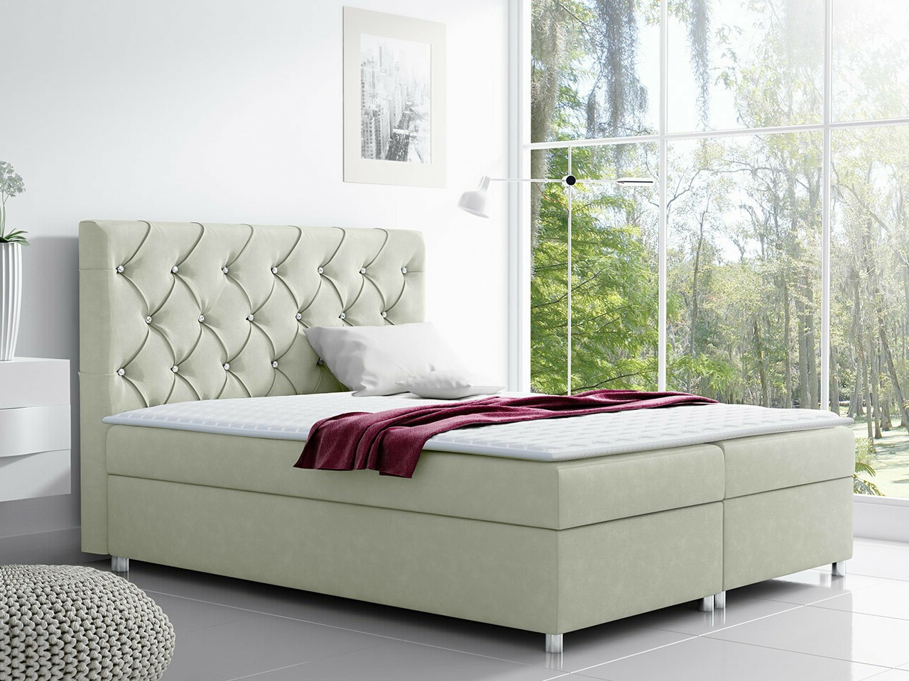 Continental bed Domus (Primo 8809)