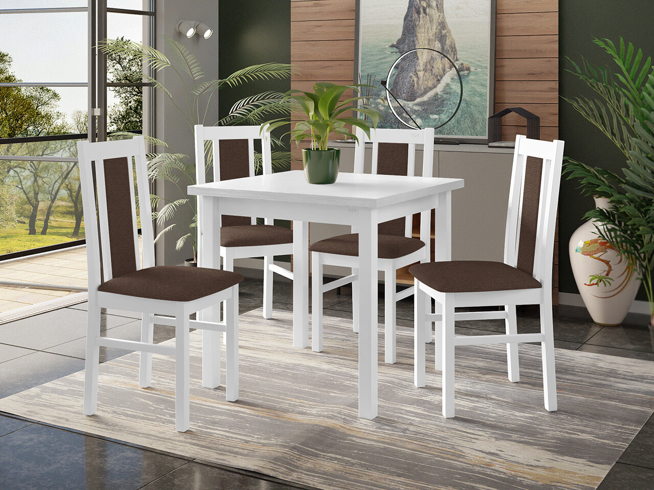 Dining set Victorville 310 (White)