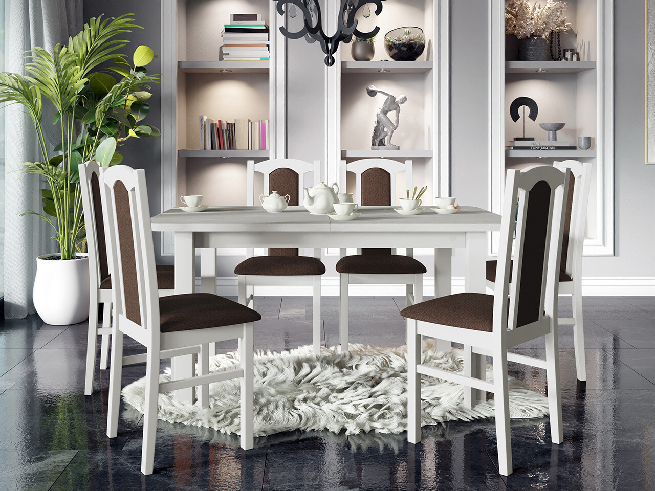 Dining set Victorville 312 (White)