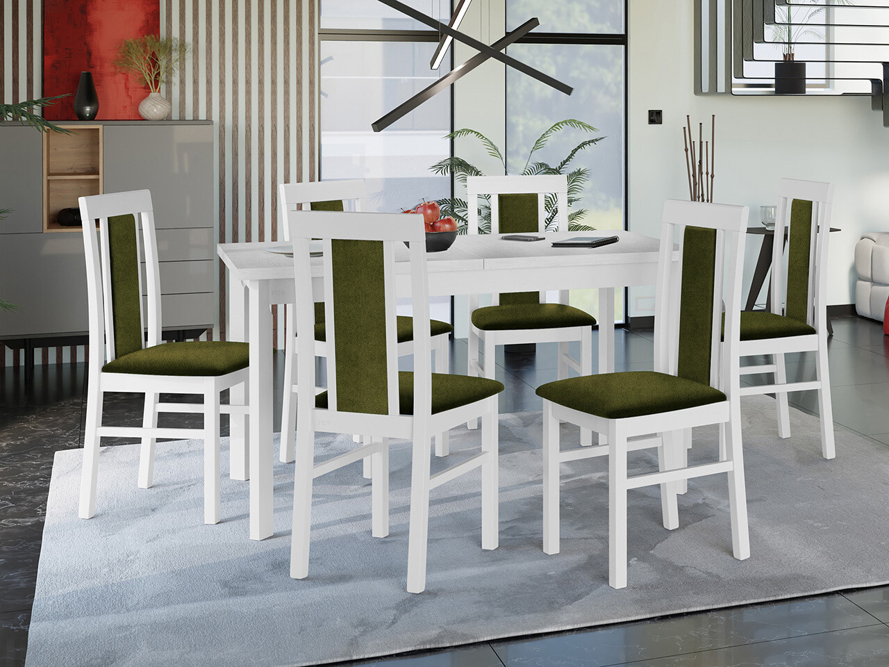 Dining set Victorville 315 (White)