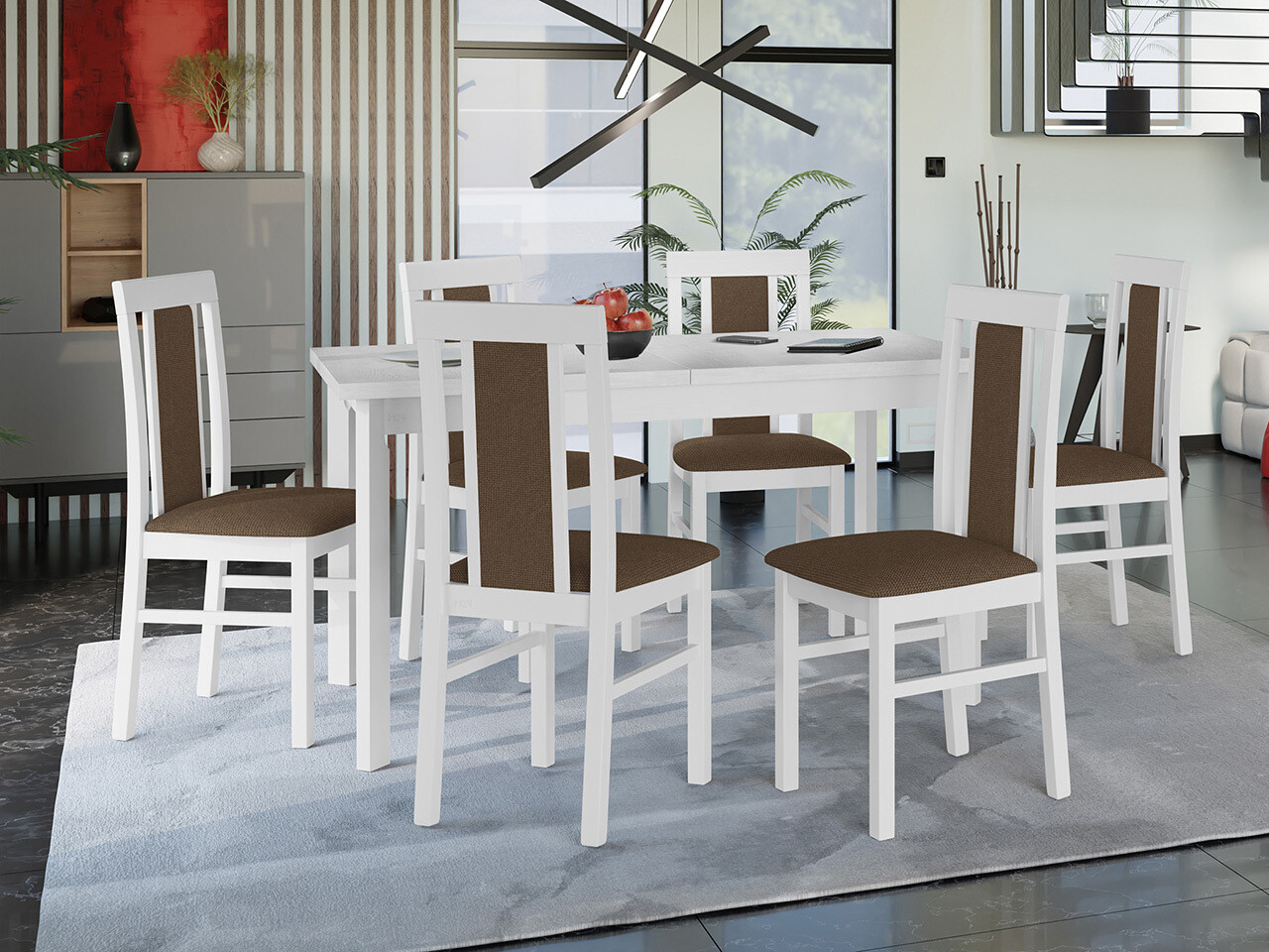 Dining set Victorville 315 (White)