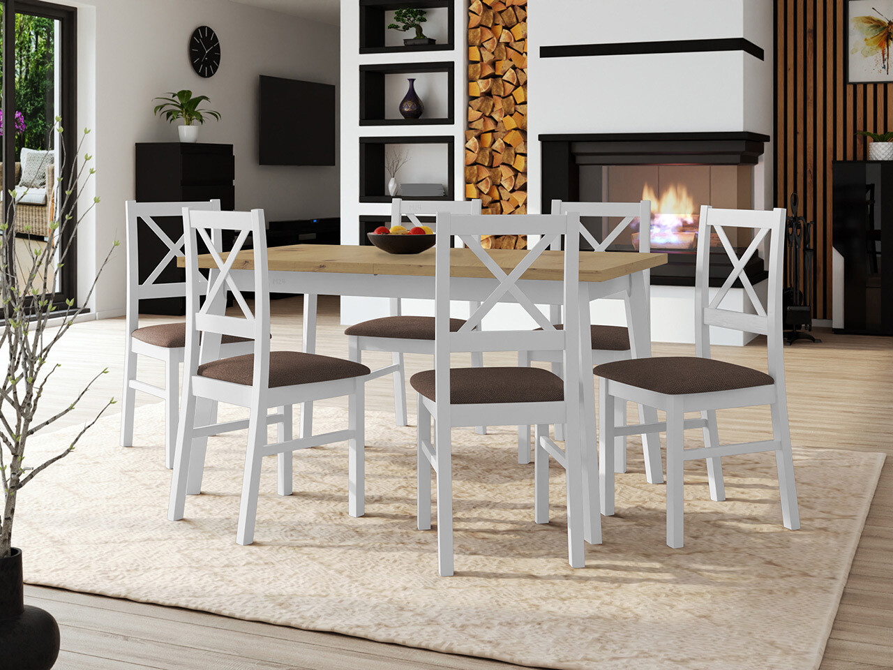 Dining set Victorville 316 (White)