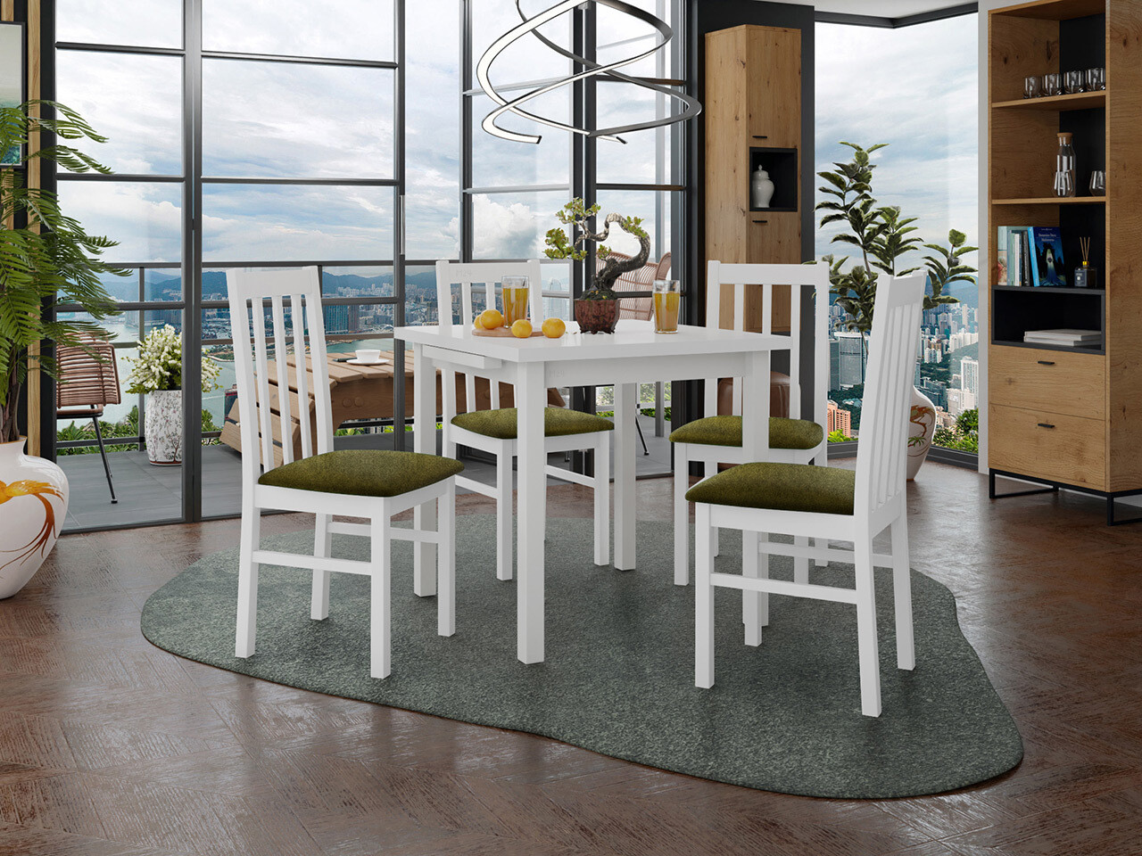 Dining set Victorville 319 (White)
