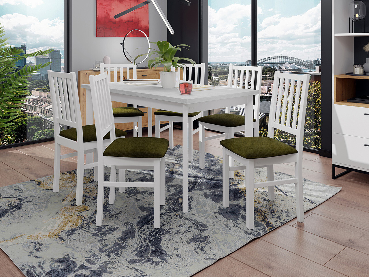 Dining set Victorville 320 (White)