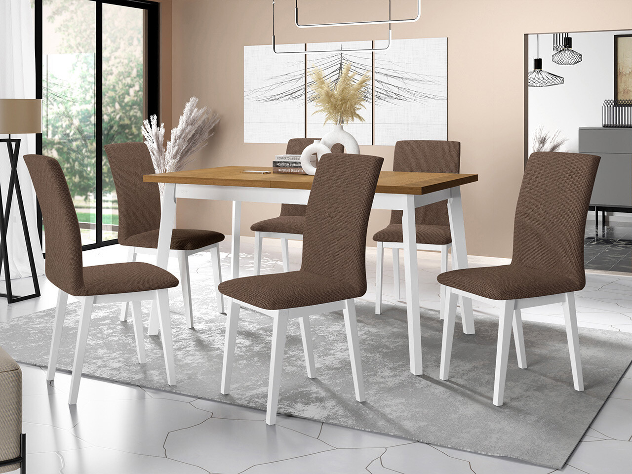 Dining set Victorville 322 (White)