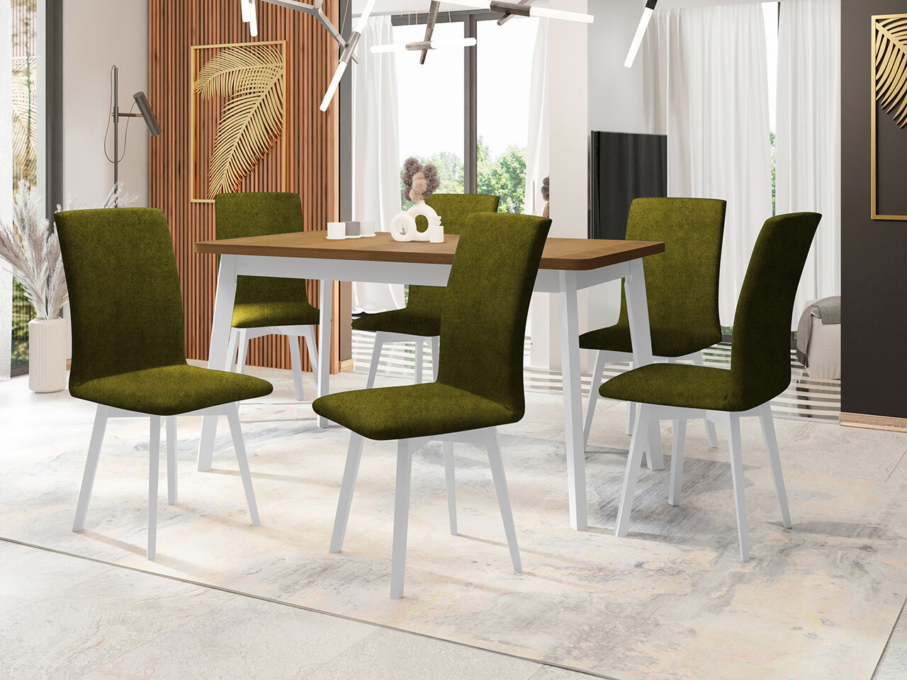 Dining set Victorville 324 (White)