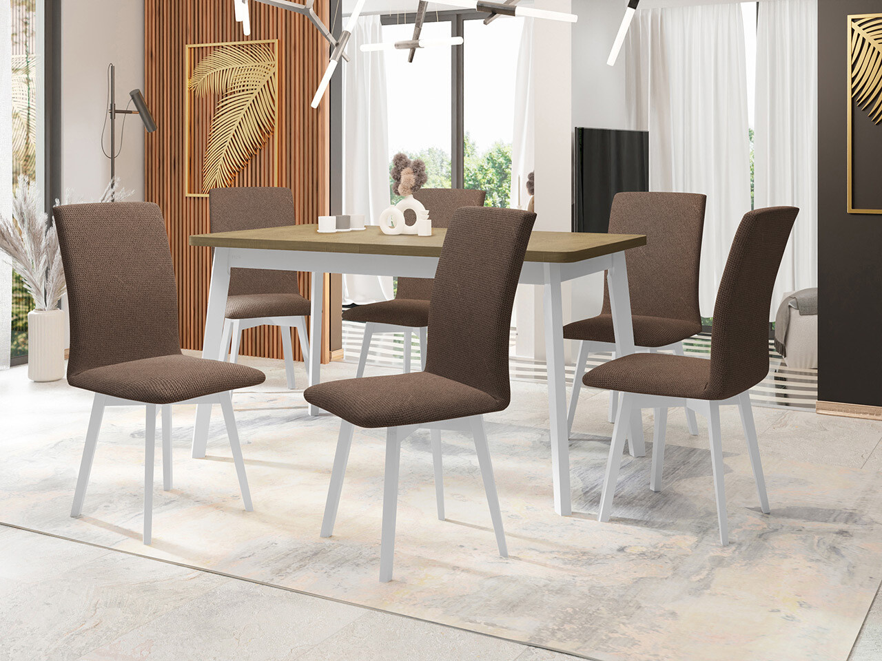 Dining set Victorville 325 (White)
