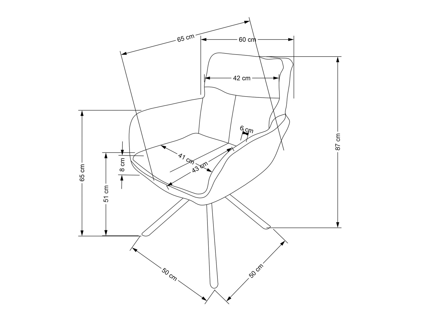 Chair Houston 1564 (Grey)