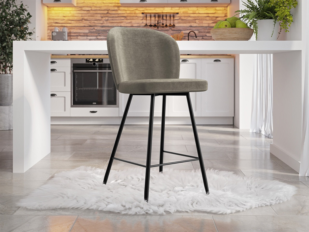 Bar stool Jackson 101 (Magic Velvet 2209)