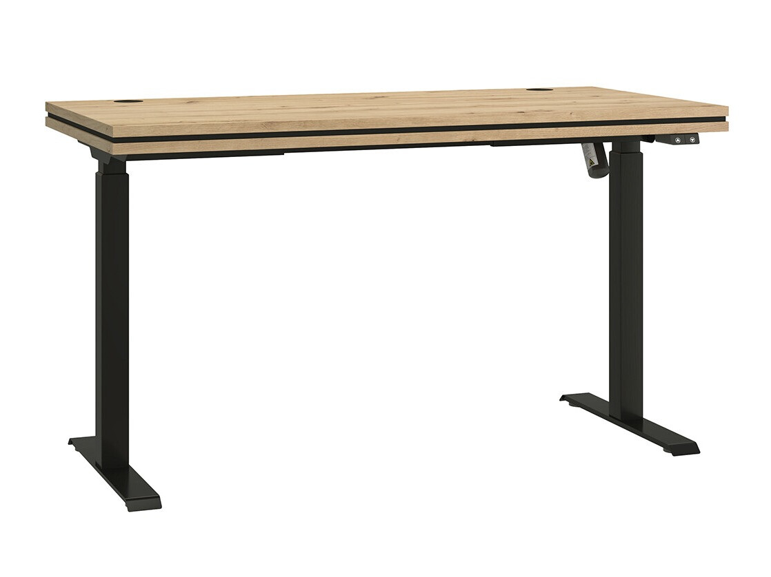 Height-adjustable desk Tucson 170 (Artisan oak + Matt black)
