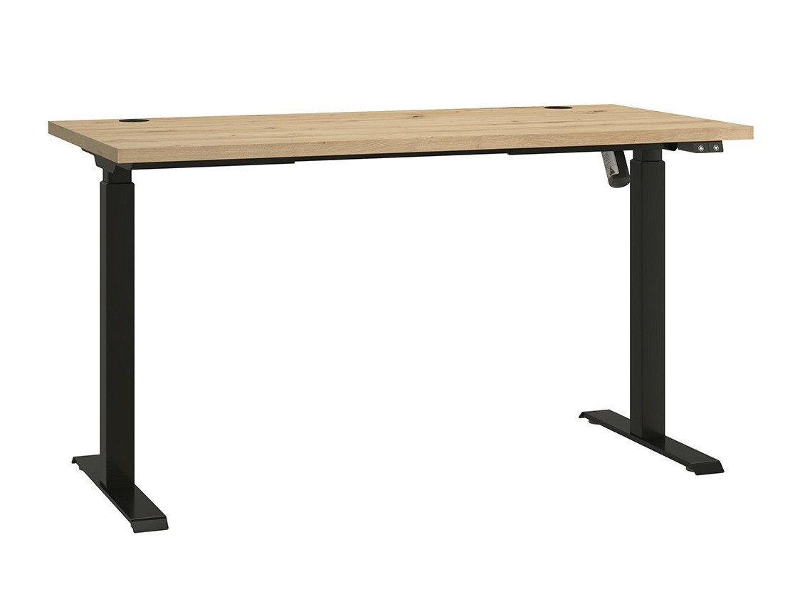 Height-adjustable desk Tucson 171 (Artisan oak + Matt black)