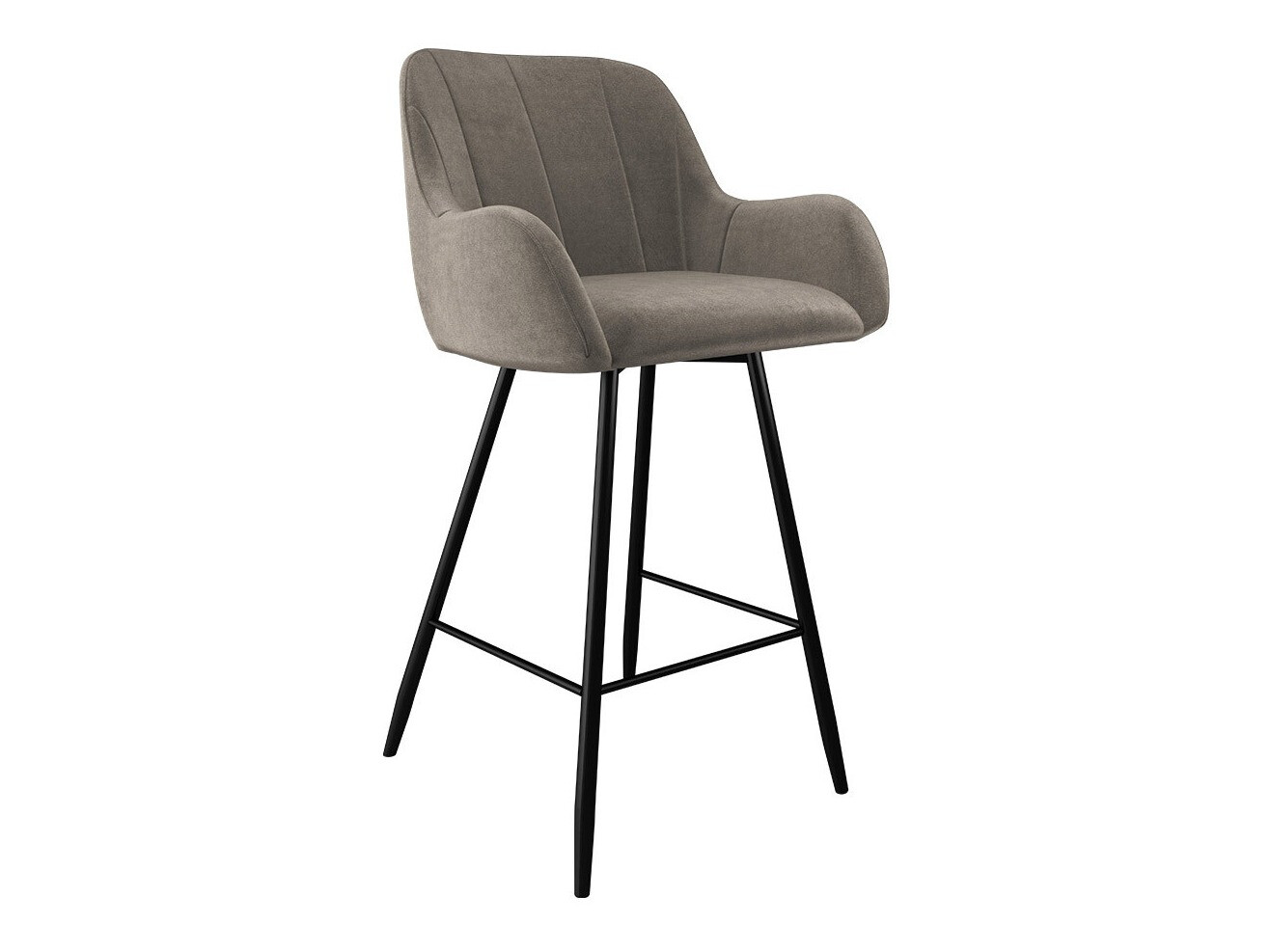 Bar stool Jackson 102 (Black + Magic Velvet 2209)