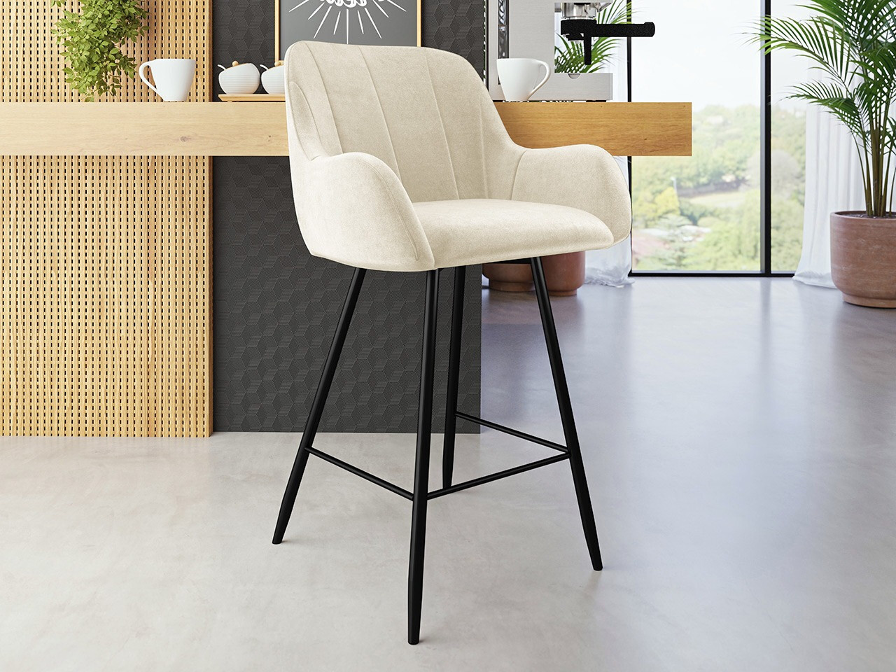 Bar stool Jackson 102 (Magic Velvet 2250)