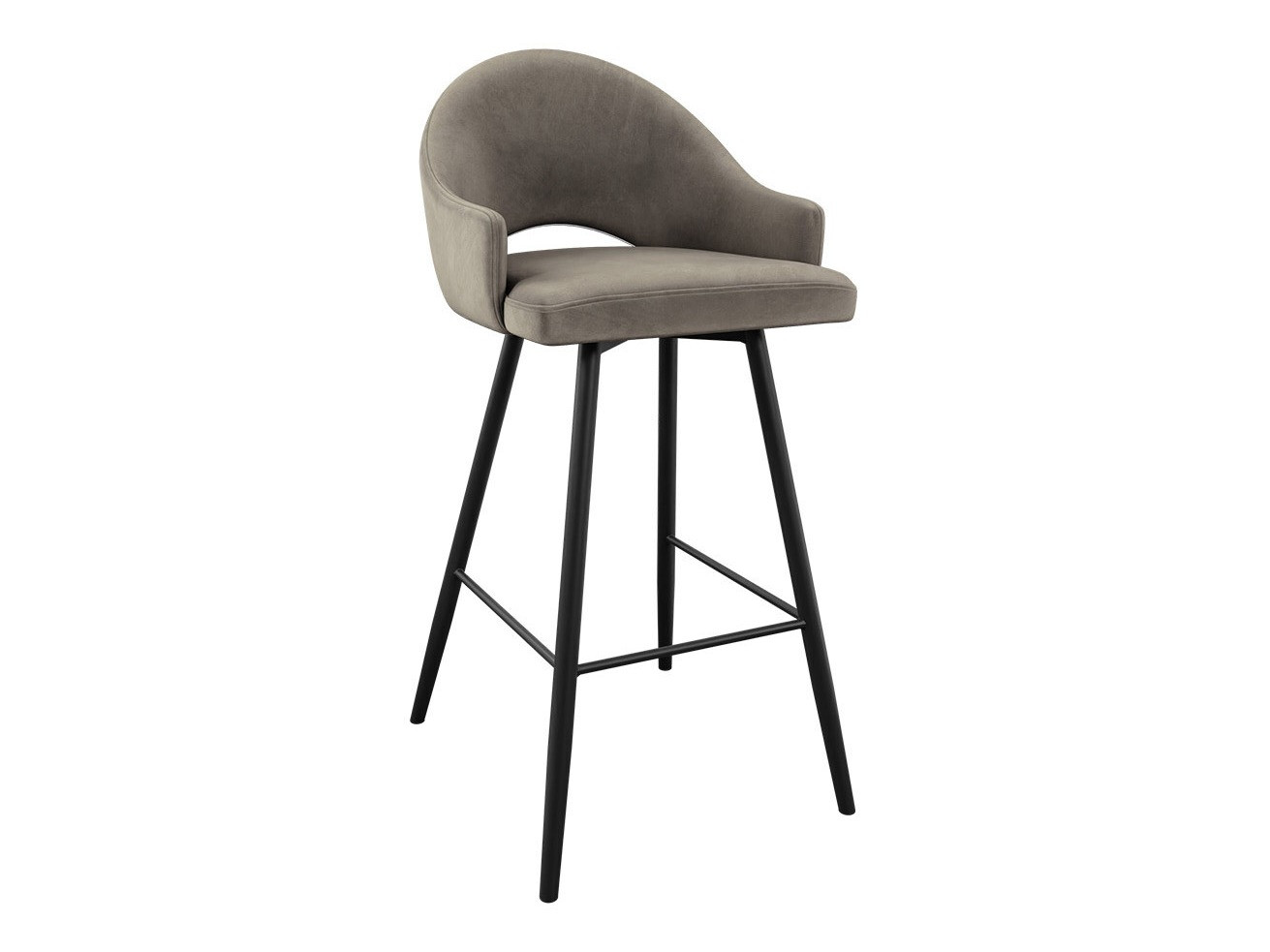 Bar stool Jackson 103 (Black + Magic Velvet 2209)