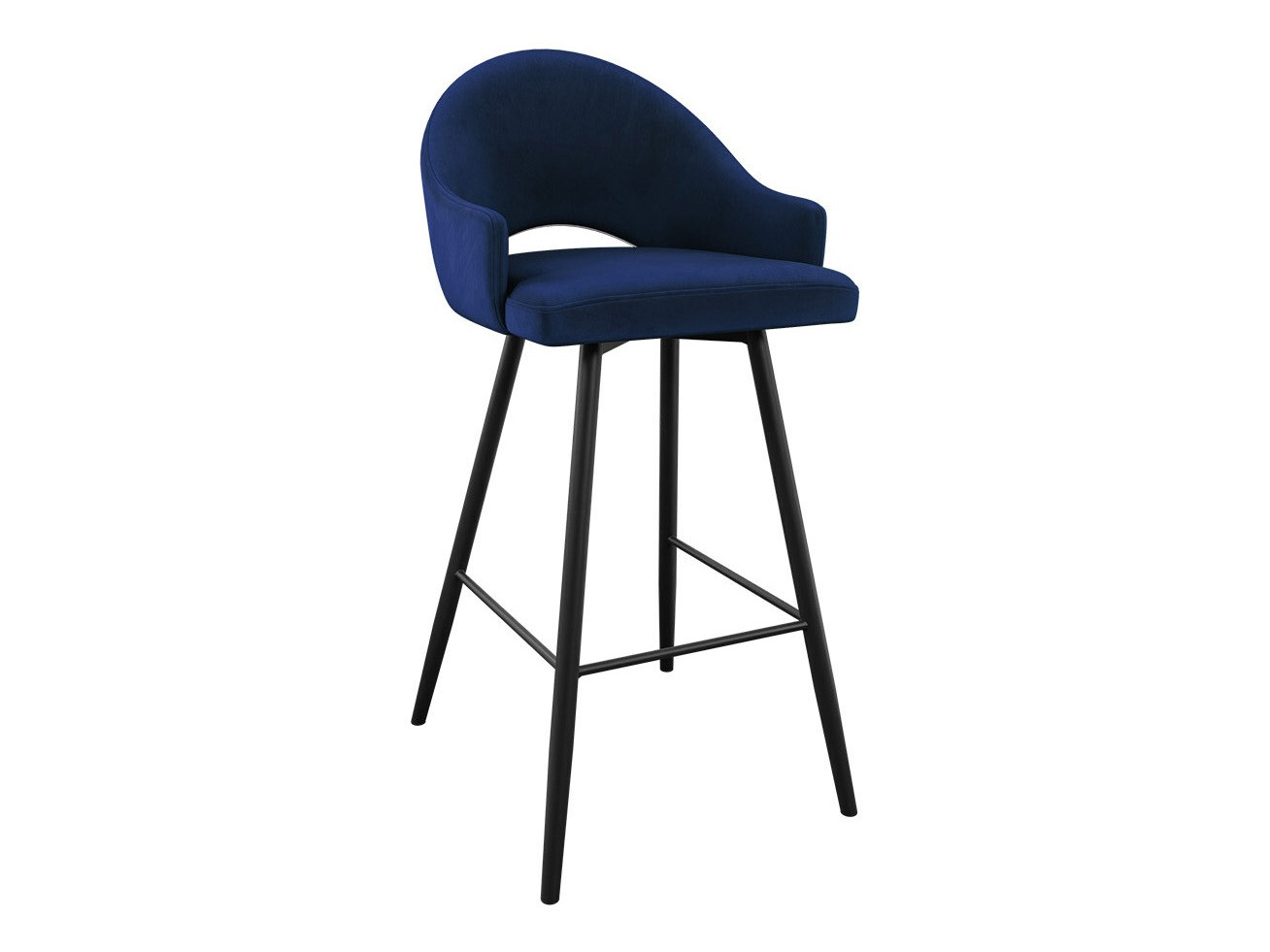Bar stool Jackson 103 (Black + Magic Velvet 2216)