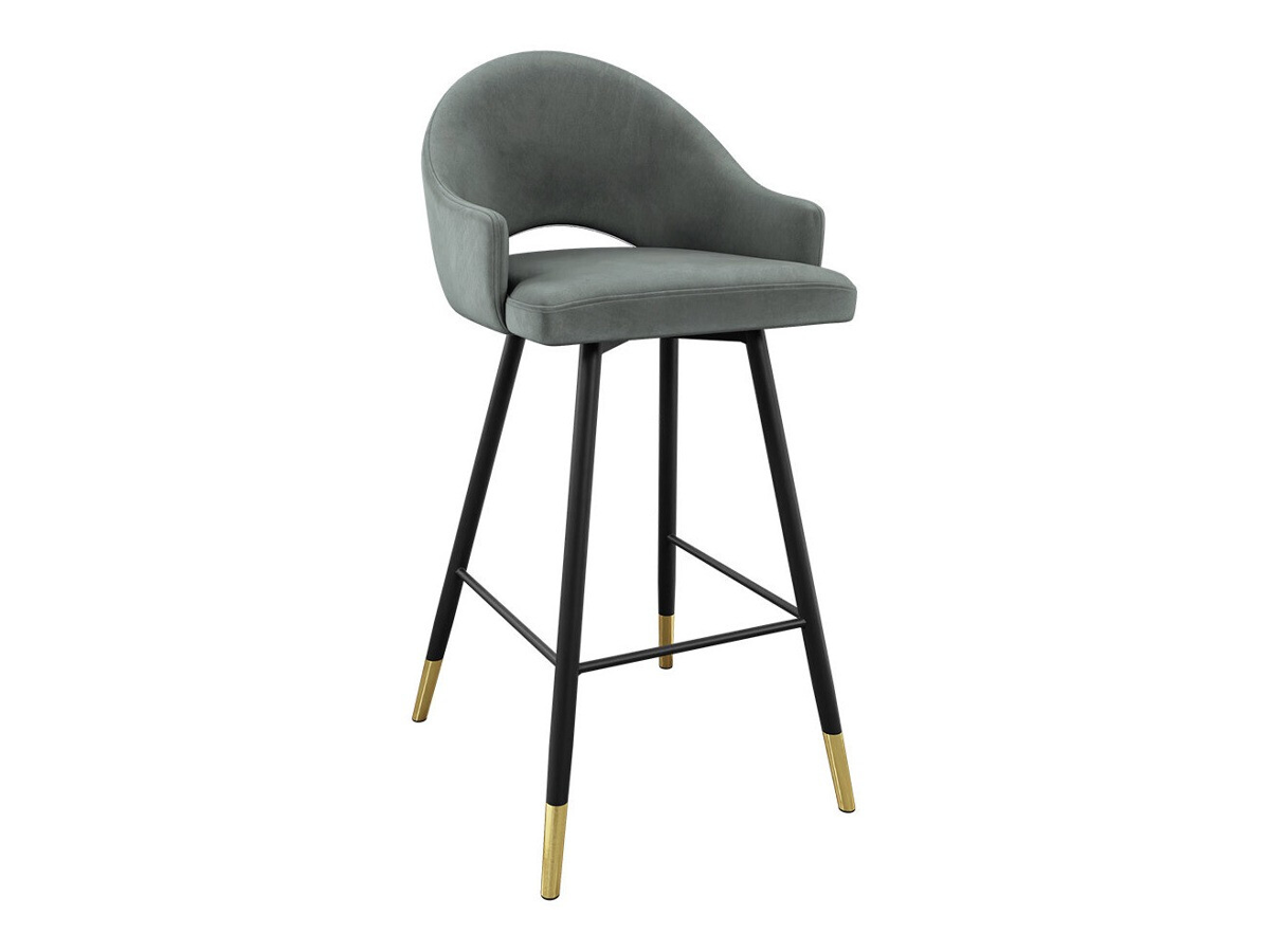 Bar stool Jackson 103 (Black + Magic Velvet 2217)