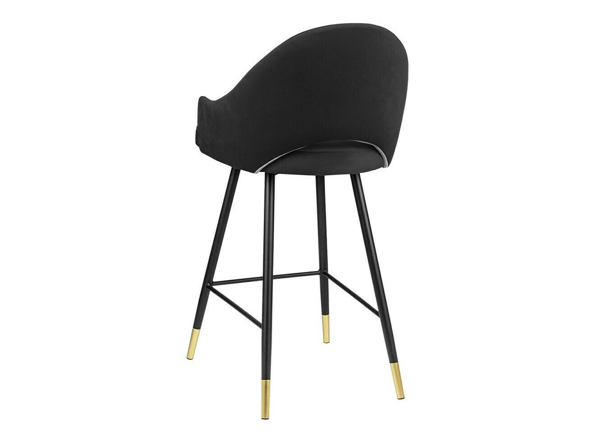 Bar stool Jackson 103 (Black + Magic Velvet 2219)