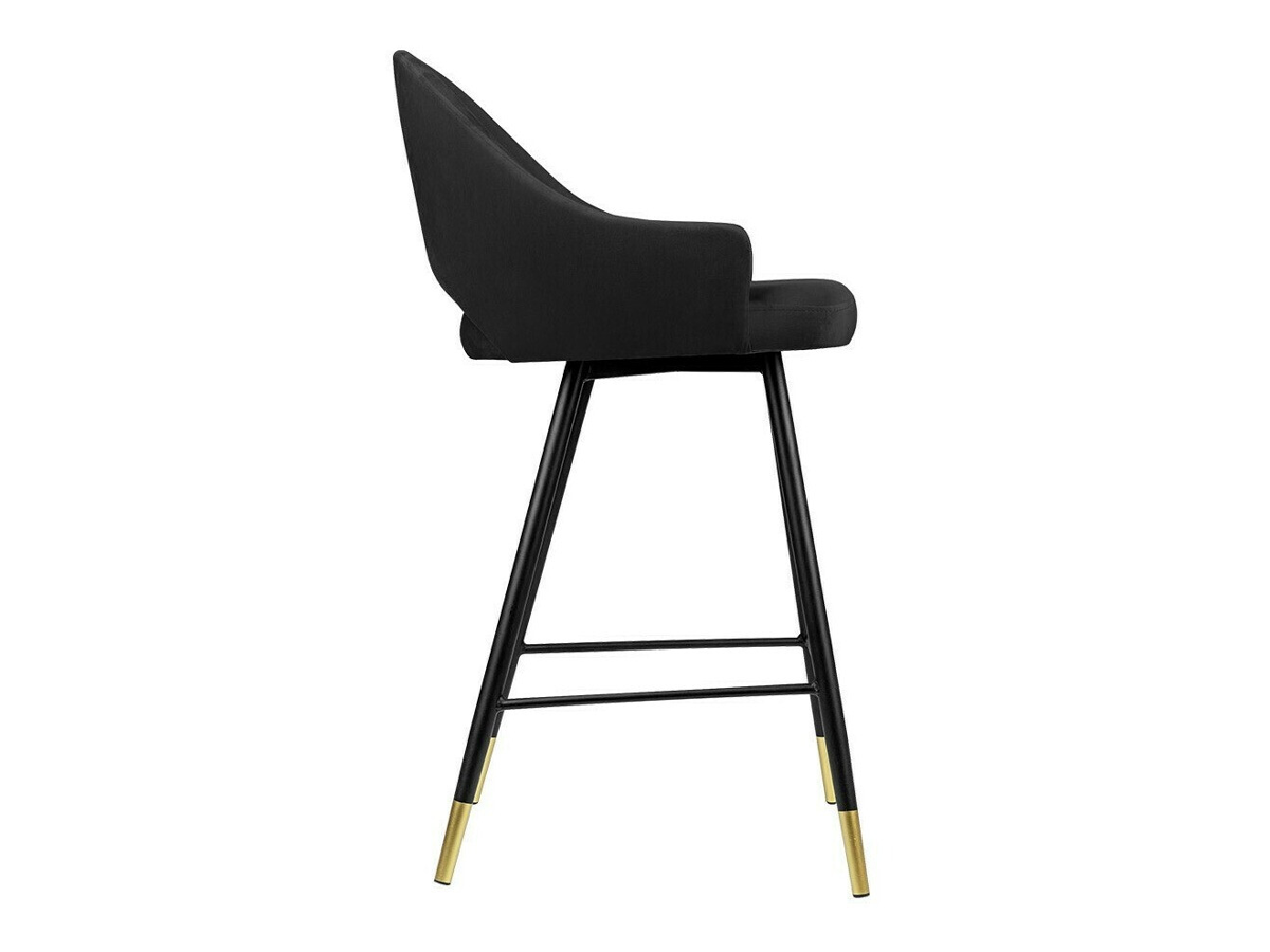 Bar stool Jackson 103 (Black + Magic Velvet 2219)