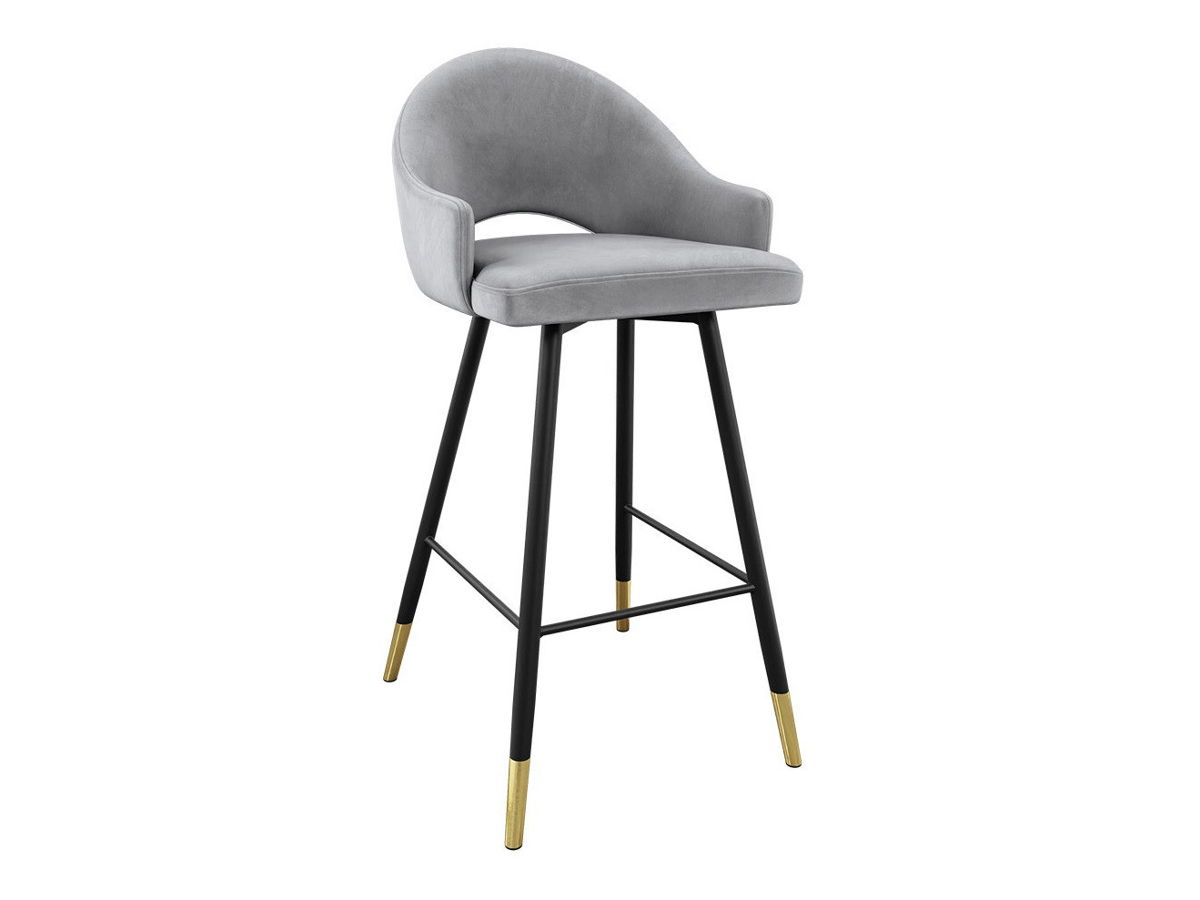 Bar stool Jackson 103 (Black + Magic Velvet 2240)