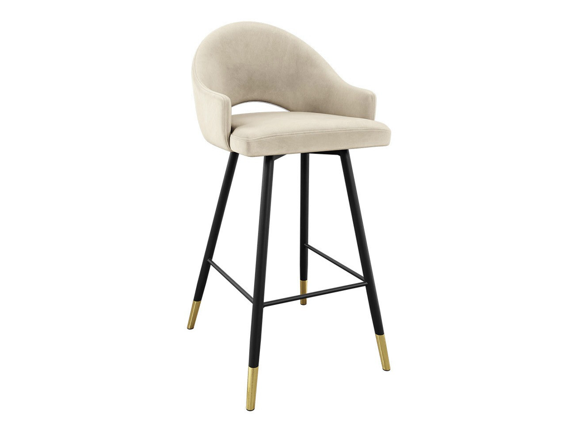 Bar stool Jackson 103 (Black + Magic Velvet 2250)