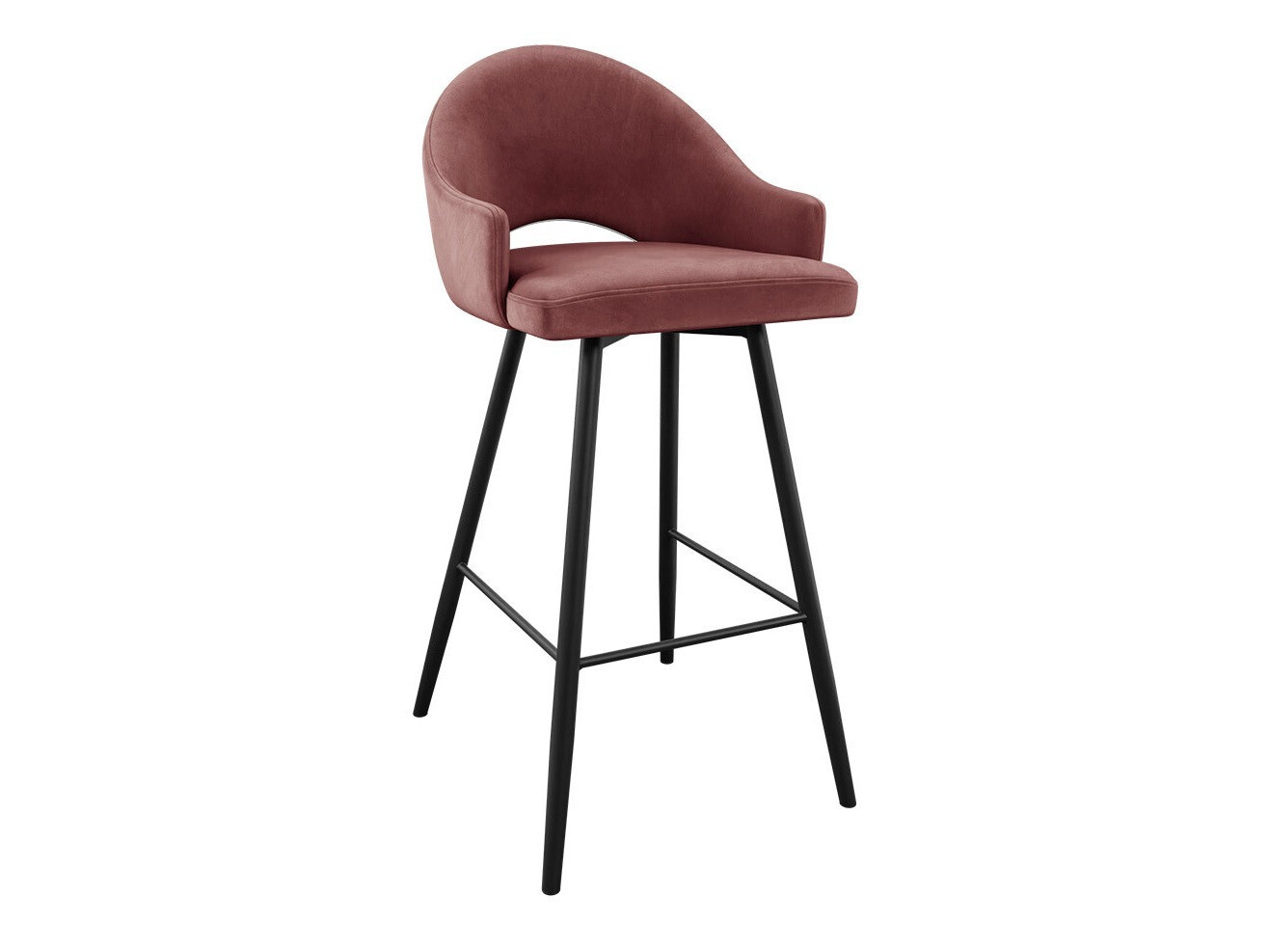 Bar stool Jackson 103 (Black + Magic Velvet 2258)