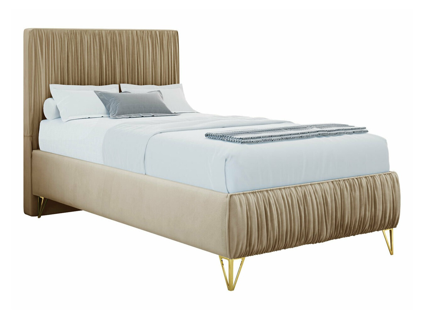 Continental bed Logan 112 (Amor Velvet 4304)