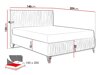 Continental bed Logan 112 (Amor Velvet 4304)