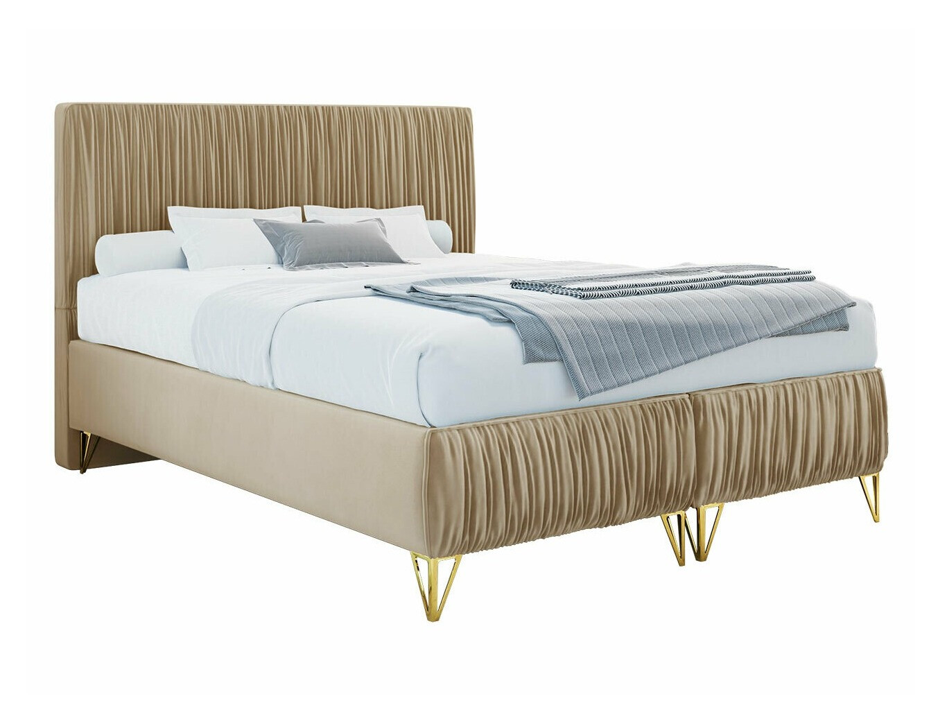 Continental bed Logan 112 (Amor Velvet 4304)