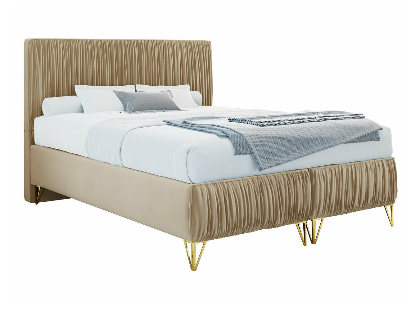 Continental bed Logan 112 (Amor Velvet 4304)