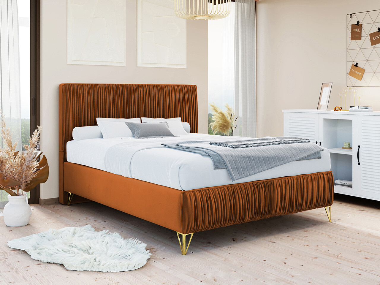 Bed Logan 112 (Amor Velvet 4305)