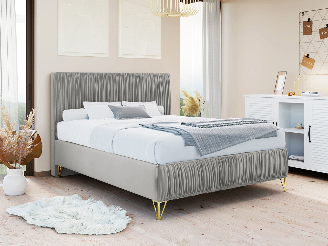 Bed Logan 112 (Amor Velvet 4318)