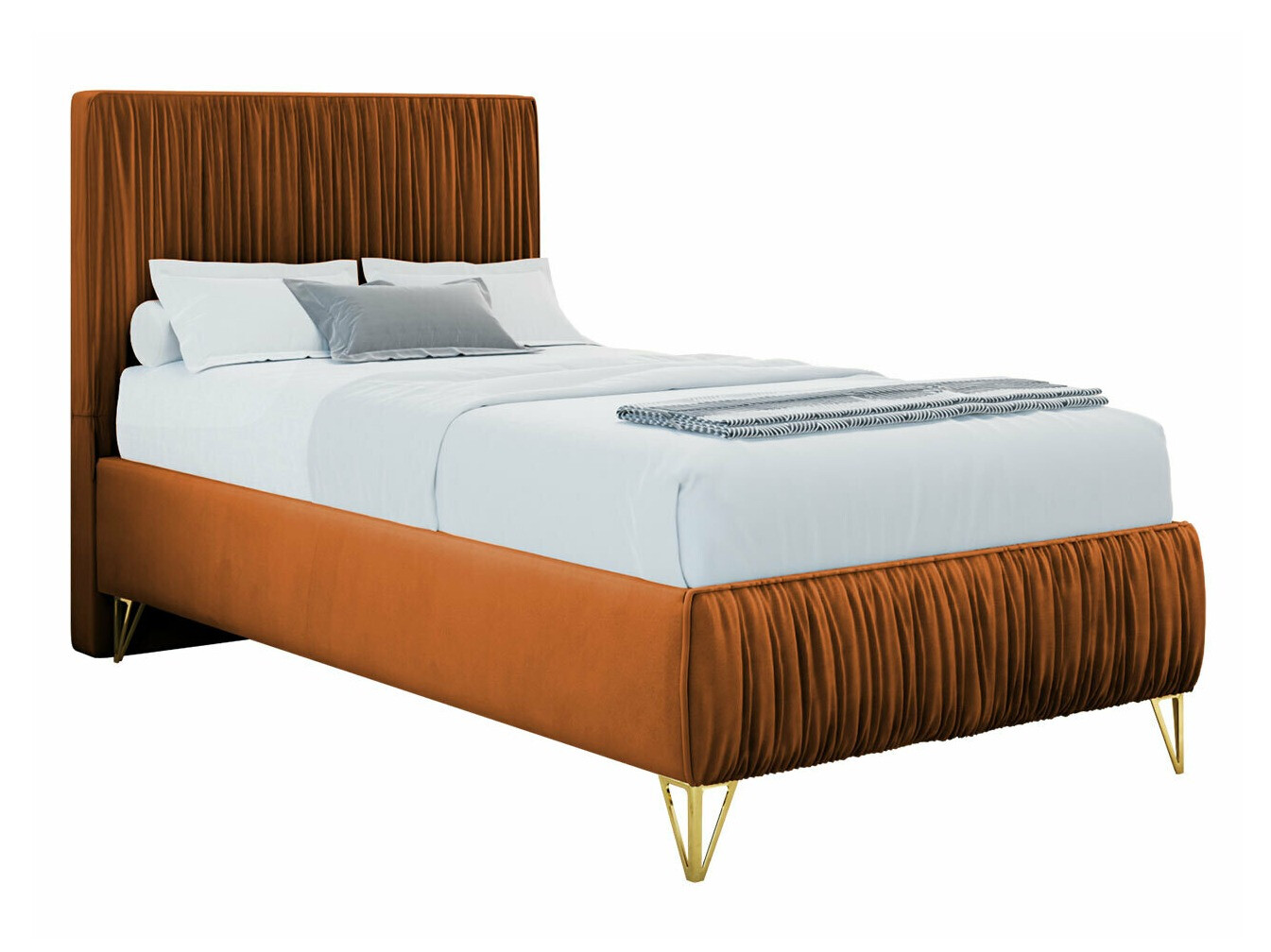 Continental bed Logan 112 (Amor Velvet 4305)