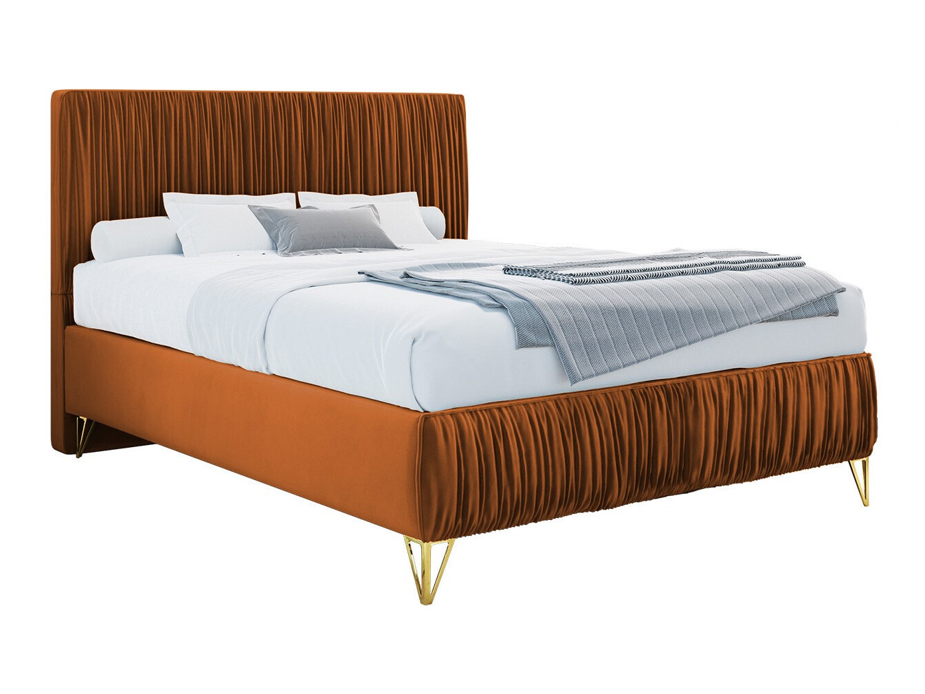Continental bed Logan 112 (Amor Velvet 4305)