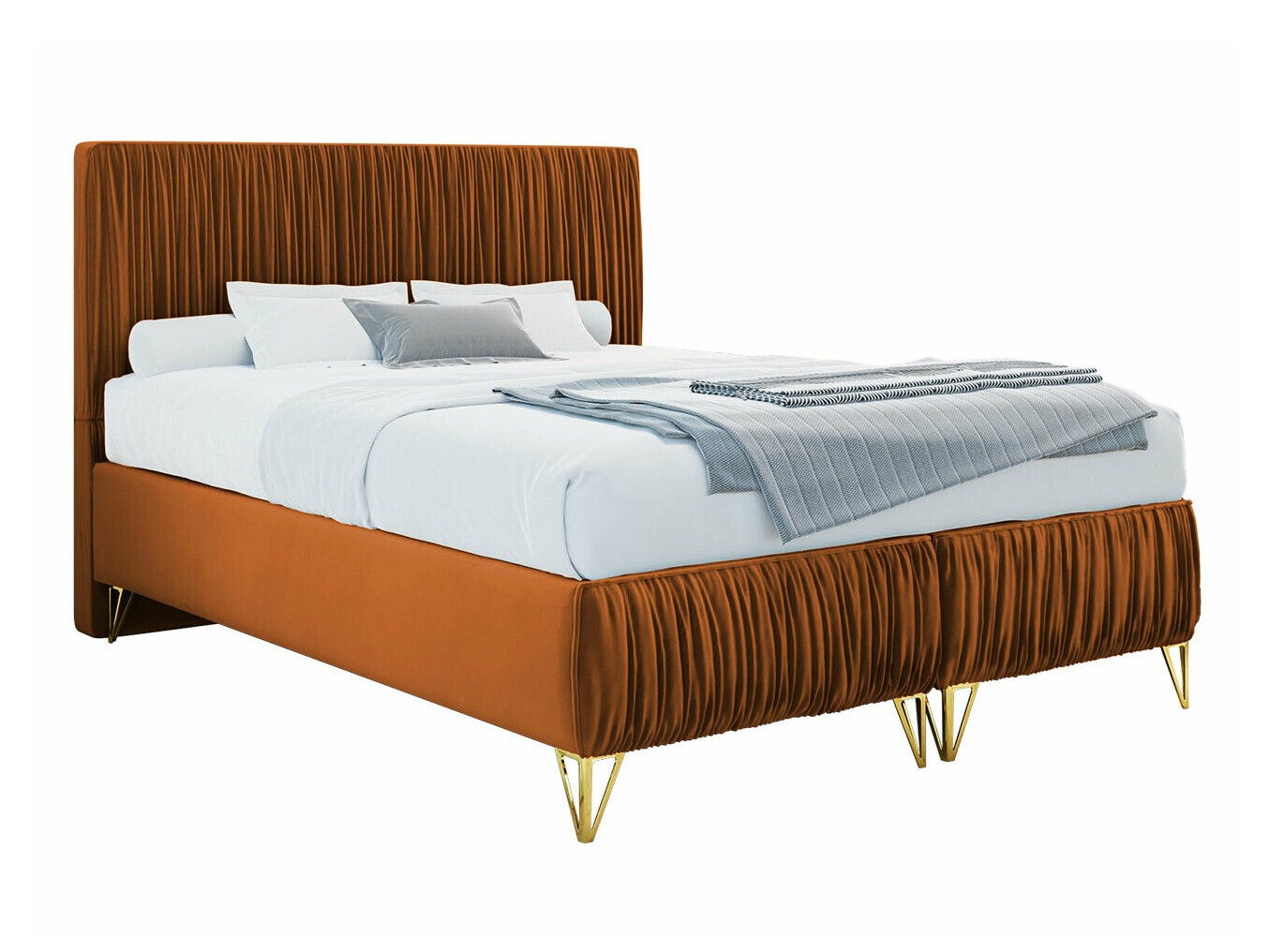 Continental bed Logan 112 (Amor Velvet 4305)