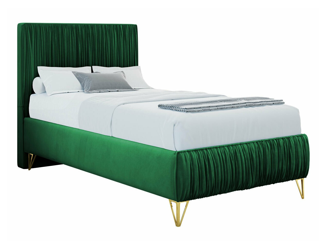 Continental bed Logan 112 (Amor Velvet 4311)