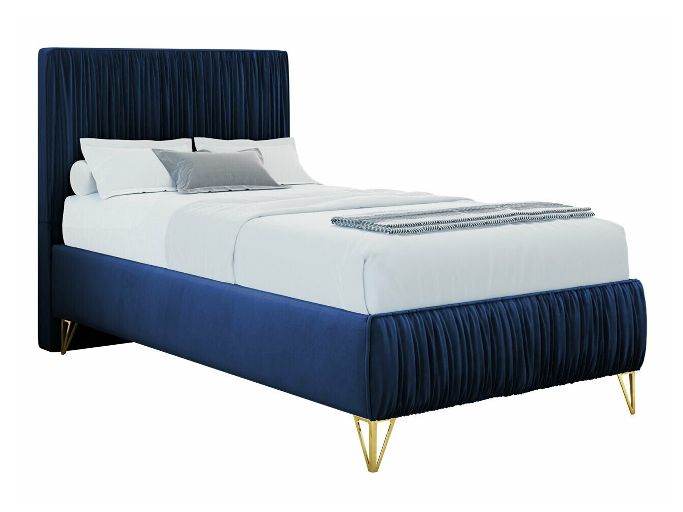 Continental bed Logan 112 (Amor Velvet 4314)