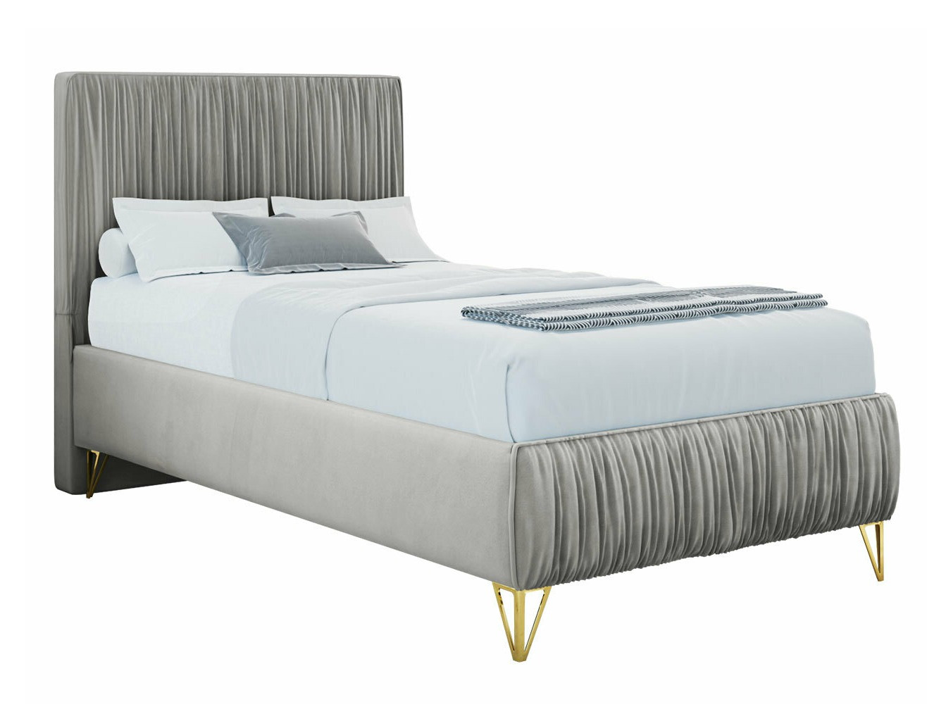 Continental bed Logan 112 (Amor Velvet 4318)